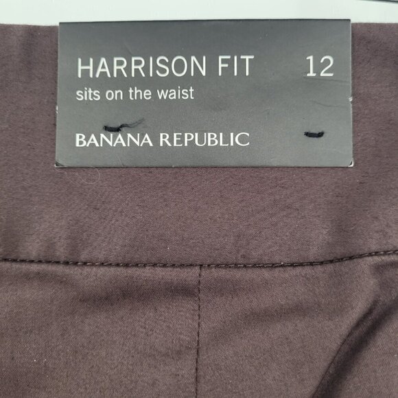 Banana Republic Harrison Fit Stretch Espresso Capri Pant - Picture 4 of 7